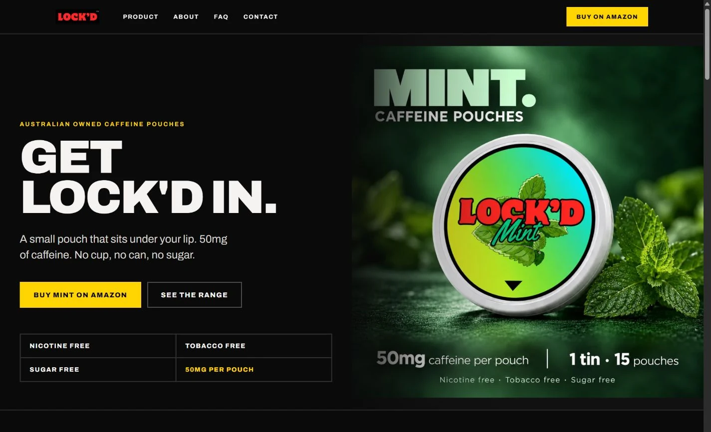 LOCK’D actual desktop website